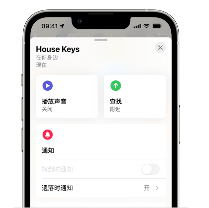 iPhone 14 系列机型如何设置“遗落时通知”?