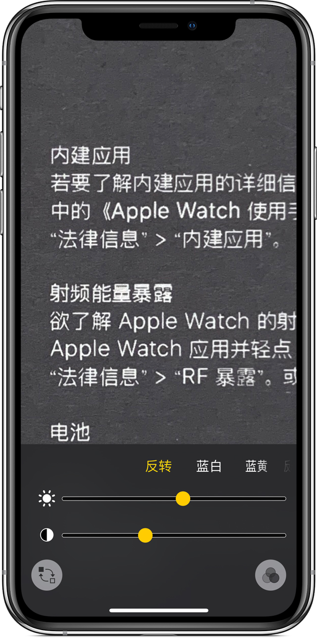 志丹苹果手机维修分享iPhone 小技巧：使用自带的放大器功能放大文字 